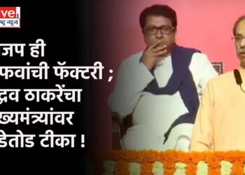 भाजप ही अफवांची फॅक्टरी ; उद्धव ठाकरेंचा मुख्यमंत्र्यांवर सडेतोड टीका !