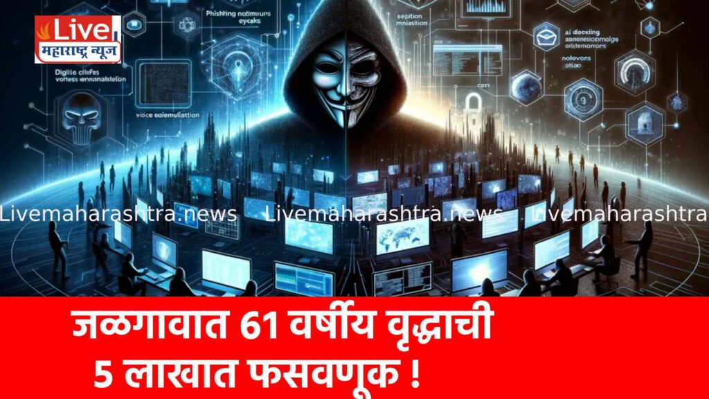 जळगावात ६१ वर्षीय वृद्धाची ५ लाखात फसवणूक !