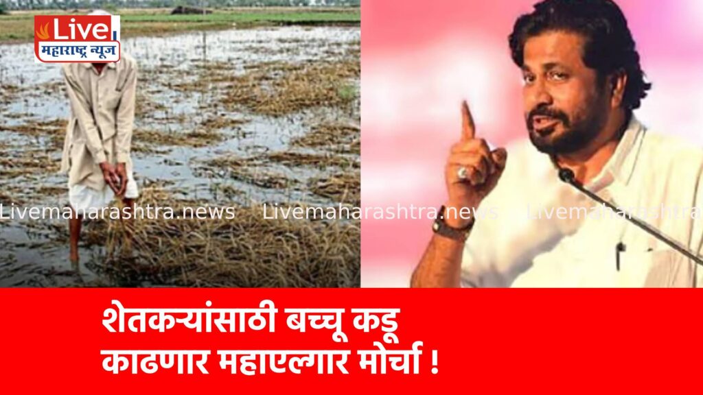 शेतकऱ्यांसाठी बच्चू कडू काढणार महाएल्गार मोर्चा !