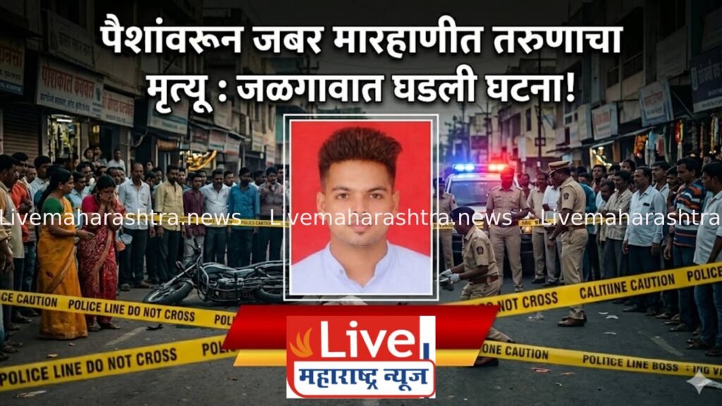 पाचशे रुपयांसाठी रक्तरंजित हल्ला; जळगावात तरुणाचा उपचारादरम्यान मृत्यू
