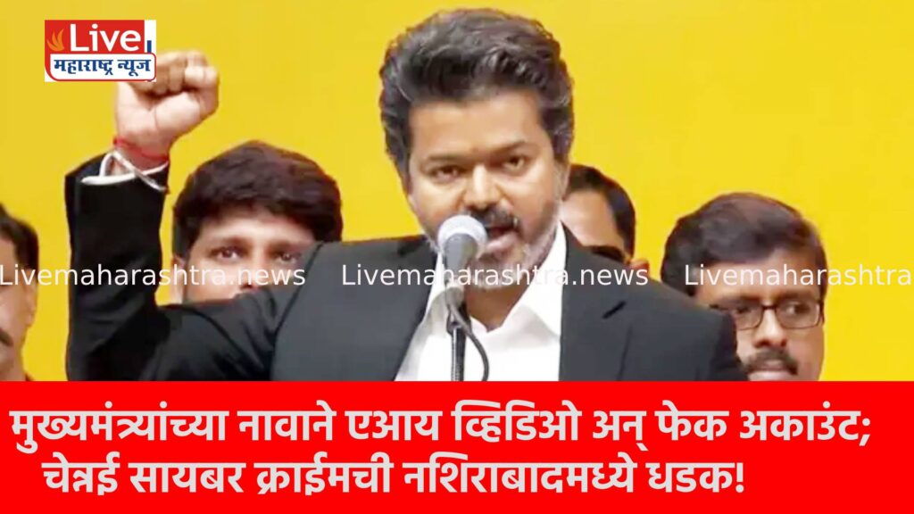 मुख्यमंत्र्यांच्या नावाने एआय व्हिडिओ अन् फेक अकाउंट; चेन्नई सायबर क्राईमची नशिराबादमध्ये धडक!