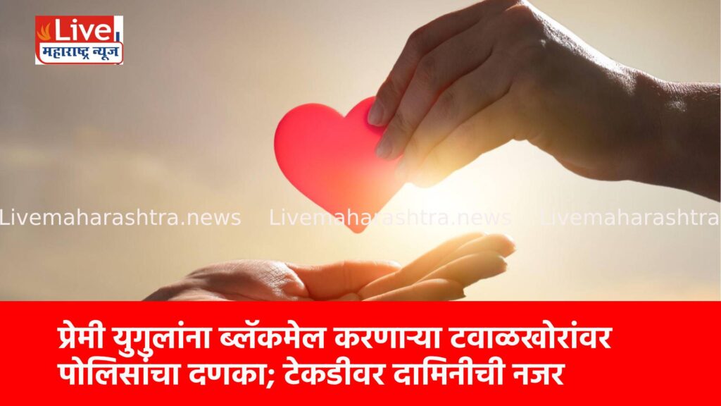 प्रेमी युगुलांना ब्लॅकमेल करणाऱ्या टवाळखोरांवर पोलिसांचा दणका; टेकडीवर दामिनीची नजर